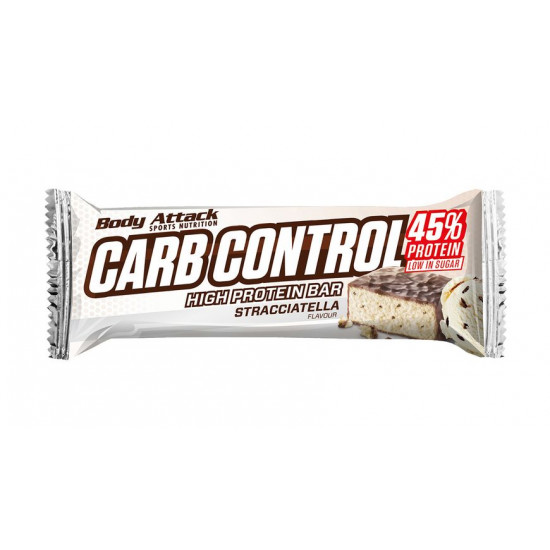 Body Attack Carb Control Protein Bar, 100 g Stracciatella 