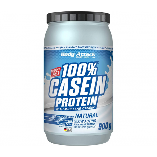 Body Attack 100% Casein Protein, 900 g 