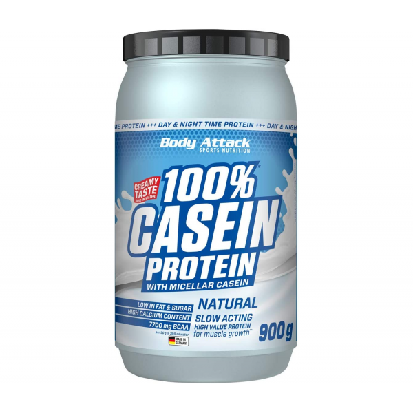 Body Attack 100% Casein Protein, 900 g natural Body Attack 100% Casein Protein, 900 g natural
