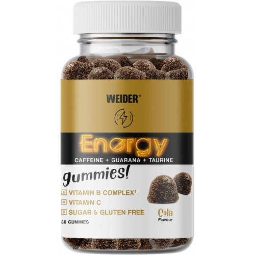 Weider Energy Gummies - kofeínové cukríky 