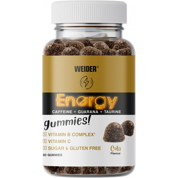 Weider Energy Gummies - kofeínové cukríky  Weider Energy Gummies - kofeínové cukríky