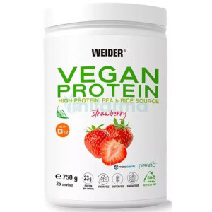 Weider Vegan Protein, 750 g jahoda 