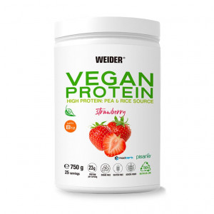 Weider Vegan Protein, 750 g, jahoda jahoda 