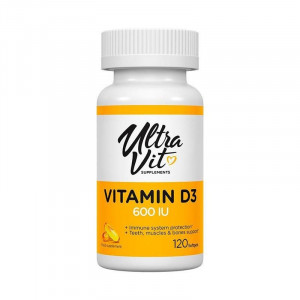 VPLab UltraVit Vitamin D3 600IU, 120 kps 
