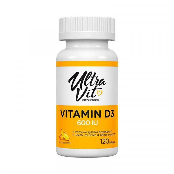 VPLab UltraVit Vitamin D3 600IU, 120 kps  VPLab UltraVit Vitamin D3 600IU, 120 kps
