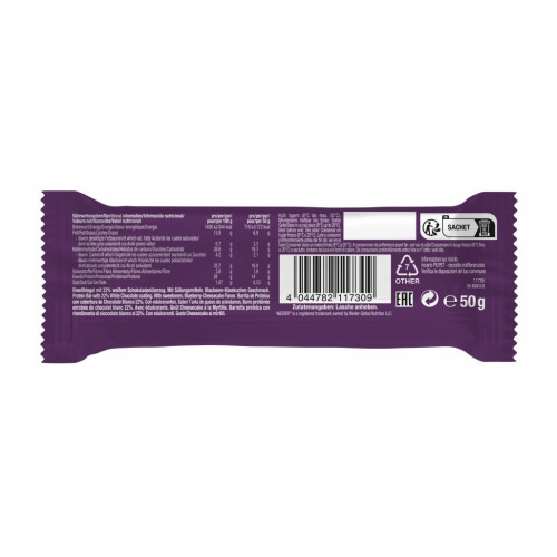 Weider JOE´S Soft Bar proteinová tyčinka, 50g, cheesecake čučoriedka cheesecake čučoriedka 