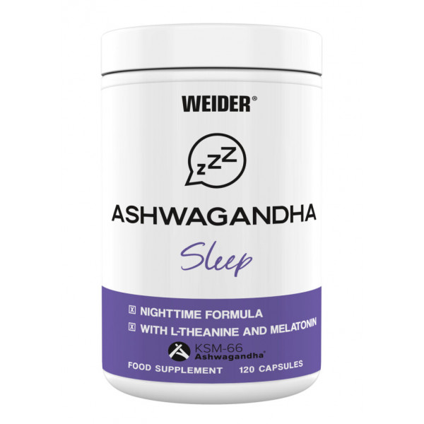 Weider Ashwagandha tabletky Sleep 120 kapsúl  Weider Ashwagandha tabletky Sleep 120 kapsúl