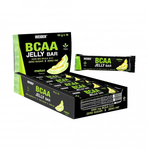 Weider BCAA Jelly Bar, želé tyčinka s aminokyselinami, 18 x 30g 