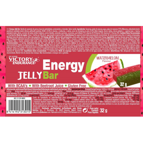 Weider Energy Jelly Bar energetická tyčinka, watermelon, 24x32g 