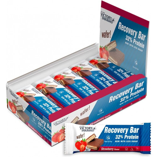 Weider Recovery Bar proteínová tyčinka 32%, Jahoda, 50g x 12ks 