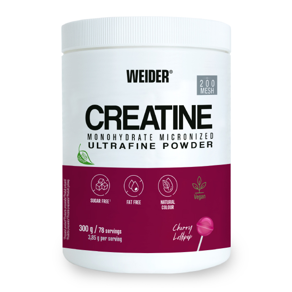 Weider kreatín monohydrát, 300g, cherry-lolipop  Weider kreatín monohydrát, 300g, cherry-lolipop