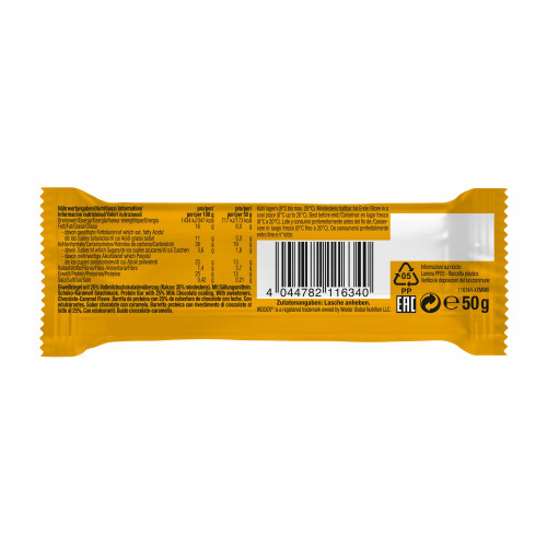 Weider JOE´S Soft Bar proteinová tyčinka, chocolate caramel, 12 x 50g 