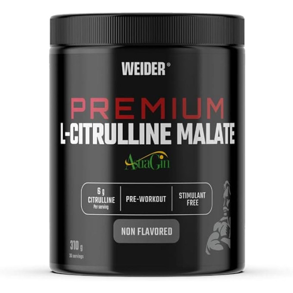 Weider Premium L-Citrulin malat 310g - výkon a regenerácia Weider Premium L-Citrulin malat 310g - výkon a regenerácia