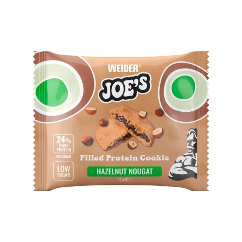 Weider Joe's filled protein cookie, 60 g hazelnut-nougat Weider Joe's filled protein cookie, 60 g hazelnut-nougat
