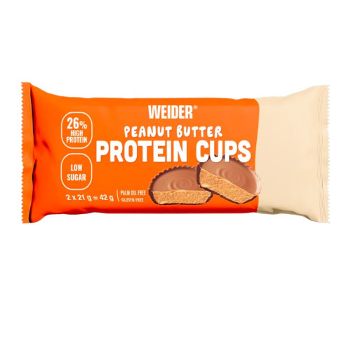 Weider Protein Cups, 2 x 21 g peanut butter 