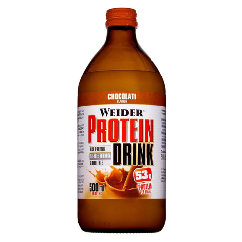 WEIDER Protein Drink 500 ml, 53 g bielkovín v skle WEIDER Protein Drink 500 ml, 53 g bielkovín v skle