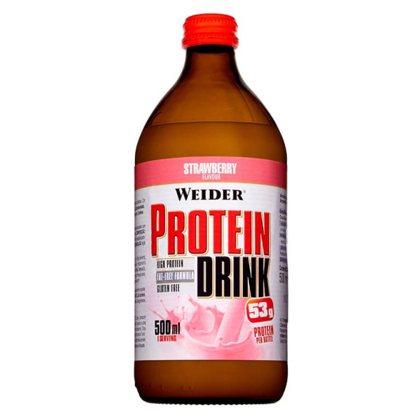 WEIDER Protein Drink 500 ml, 53 g bielkovín v skle WEIDER Protein Drink 500 ml, 53 g bielkovín v skle