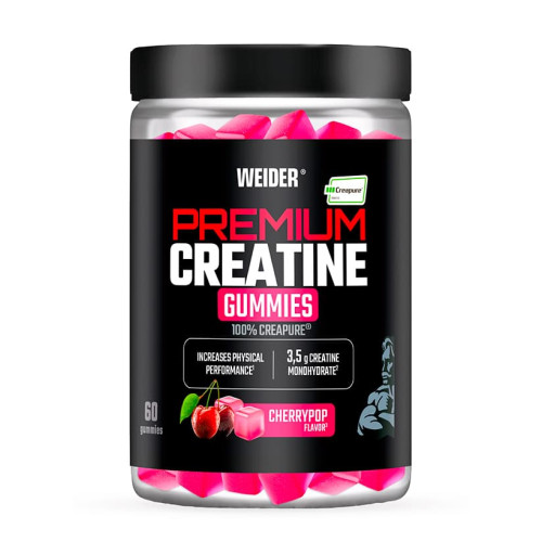 Weider Premium Creatine, cherry, 60 gummies Weider Premium Creatine, cherry, 60 gummies