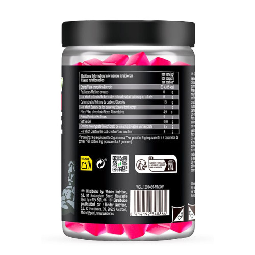 Weider Premium Creatine, cherry, 60 gummies Weider Premium Creatine, cherry, 60 gummies