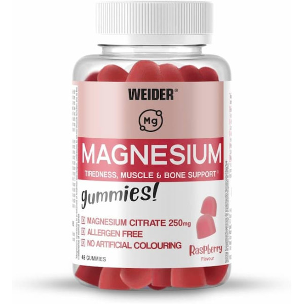 Weider Magnesium výživový doplnok, 48 gummies  Weider Magnesium výživový doplnok, 48 gummies