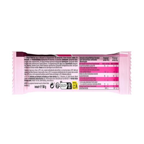 Weider Betty´s Collagen Protein Bar, 50g choco raspberry 