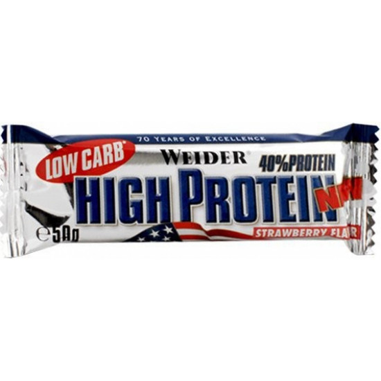 Weider Low Carb High Protein 40% Bar, 50 g 