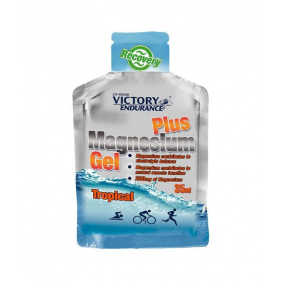 Weider Victory Endurance Plus Magnesium Gel, Tropical, 35 ml x 12 ks 