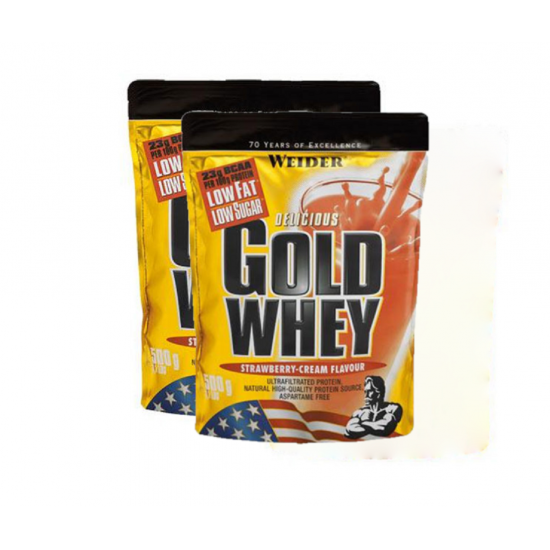 Weider Gold Whey Protein 500 g, 2ks 
