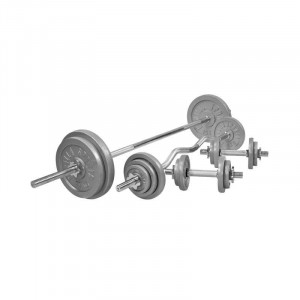 Gorilla Sports Činkový nakladací set 108 kg - liatinový 30/31 mm 