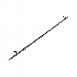 Gorilla Sports Dlhá rovná činková tyč 170 cm so svorkami 30/31 mm Gorilla Sports Dlhá rovná činková tyč 170 cm so svorkami 30/31 mm