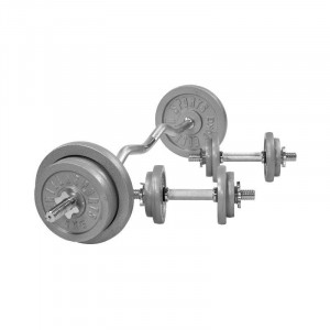 Gorilla Sports Činkový nakladací set 70 kg - liatinový 30/31 mm 