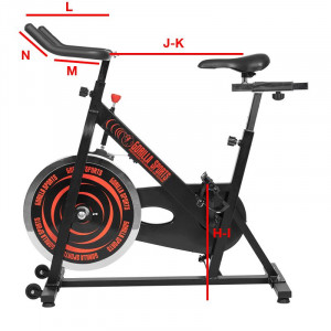 Gorilla Sports Stacionárny bicykel II 