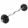 Gorilla Sports Činková nakladacia EZ tyč s pogumovanými závažiami 35 kg 30/31 mm 