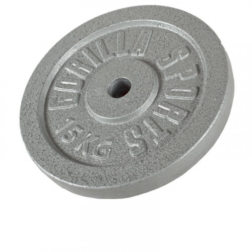 Gorilla Sports set liatinových kotúčov 30 KG (2x15 KG)/ 31mm 