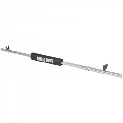 Gorilla Sports tyč so svorkami + ochrana vzpieracej tyče 170cm/ 30mm Gorilla Sports tyč so svorkami + ochrana vzpieracej tyče 170cm/ 30mm