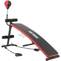 Gorilla Sports lavička s boxovacou hruškou