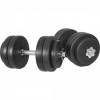 Gorilla Sports cementový jednoručný činkový nakladací set 2x15 kg 30/31 mm 