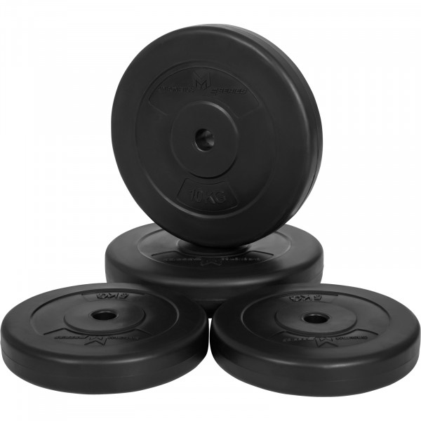 Gorilla Sports Gyronetics set cementových poplastovaných kotúčov 30 KG/ 25mm Gorilla Sports Gyronetics set cementových poplastovaných kotúčov 30 KG/ 25mm