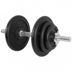 Gorilla Sports Jednoručná liatinová činka 20 KG Gorilla Sports Jednoručná liatinová činka 20 KG