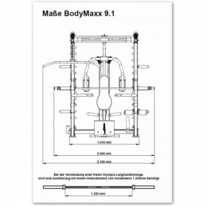 MAXXUS Multipress 9.1 + lavička v cene 