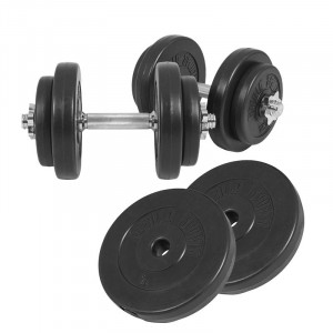 Gorilla Sports cementový jednoručný set 20 KG + Extra 2x5 KG 30/31mm 