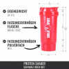 Gorilla Sports Proteínový shaker 500ml červená 