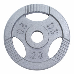 Gorilla Sports liatinový činkový kotúč GRIP Gorilla Sports liatinový činkový kotúč GRIP