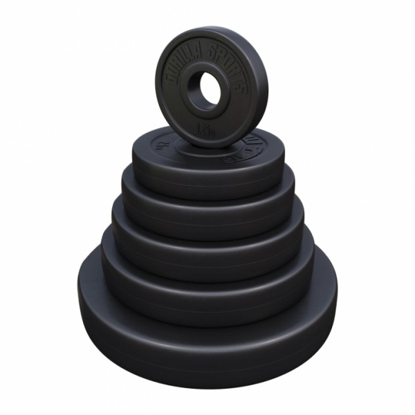 Gorilla Sports Olympijský poplastovaný cementový kotúč 1,25kg - 15kg 50/51mm  Gorilla Sports Olympijský poplastovaný cementový kotúč 1,25kg - 15kg 50/51mm