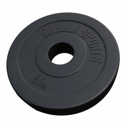 Gorilla Sports Olympijský poplastovaný cementový kotúč 1,25kg - 15kg 50/51mm Gorilla Sports Olympijský poplastovaný cementový kotúč 1,25kg - 15kg 50/51mm