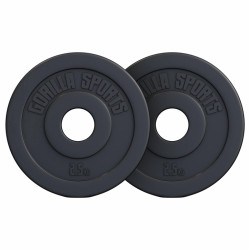 Gorilla Sports Olympijský poplastovaný cementový kotúč 1,25kg - 15kg 50/51mm Gorilla Sports Olympijský poplastovaný cementový kotúč 1,25kg - 15kg 50/51mm