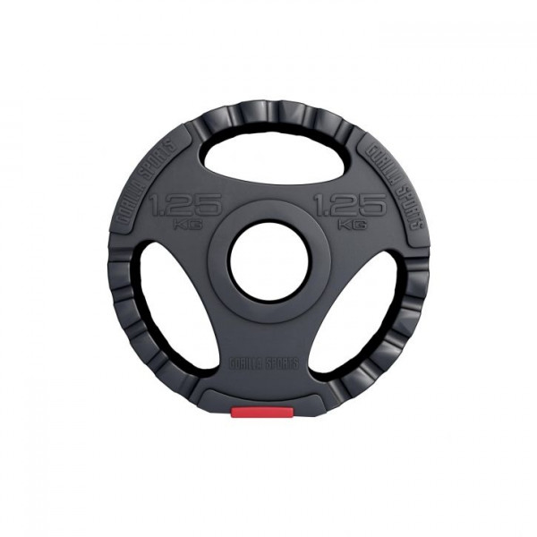 Gorilla Sports olympijský poplastovaný cementový kotúč (GRIP) 1,25kg - 15kg 50/51mm Gorilla Sports olympijský poplastovaný cementový kotúč (GRIP) 1,25kg - 15kg 50/51mm