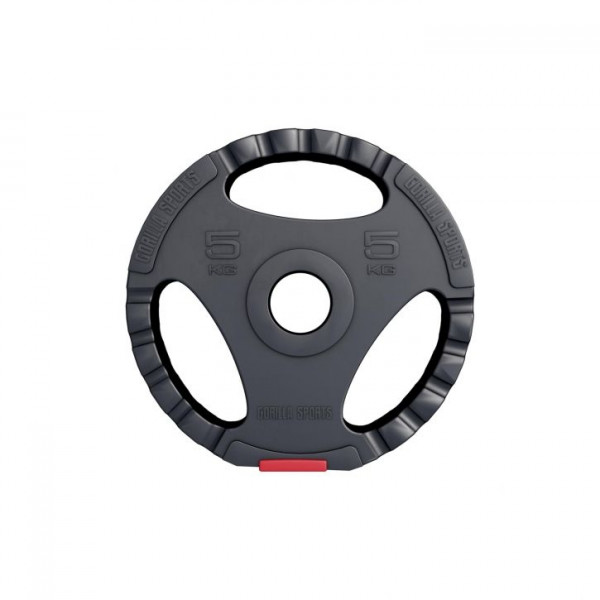 Gorilla Sports olympijský poplastovaný cementový kotúč (GRIP) 1,25kg - 15kg 50/51mm Gorilla Sports olympijský poplastovaný cementový kotúč (GRIP) 1,25kg - 15kg 50/51mm