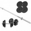 Gorilla Sports Činkový nakladací set 60 kg - cementový poplastovaný 30/31 mm 