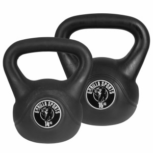 Kettlebell cementový set 30 kg (14 kg + 16 kg) 